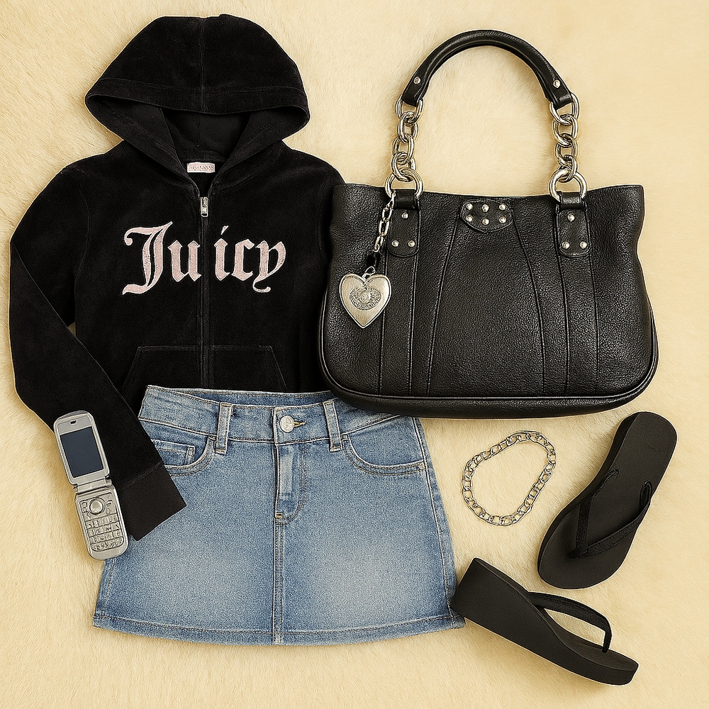 🖤 Vintage Juicy Couture Leather Satchel – Y2K Boutique Edition - Picture 3 of 15